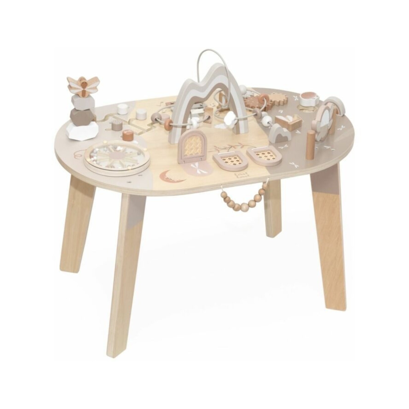 Label Label Nougat Houten Activiteitentafel