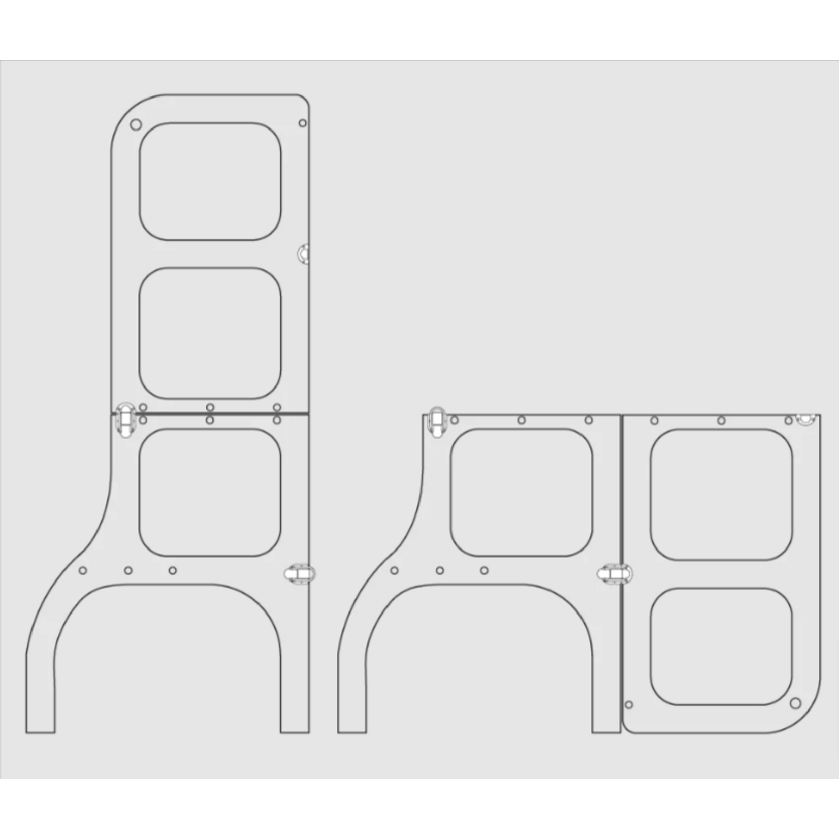 Ette Tete Leertoren Step'n Sit | Inklapbaar tot tafel en stoel | Zwart met zwarte clips en schroeven | RETOURDEAL
