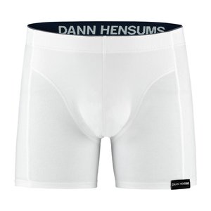 Witte boxershort | Classique met donkerblauwe band