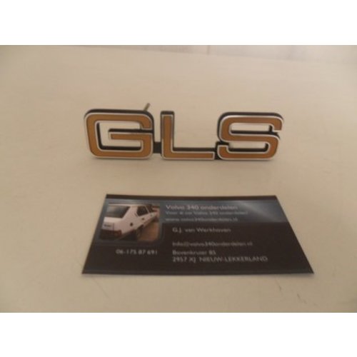 Lettering emblem 'GLS' NEW Volvo 300 series 