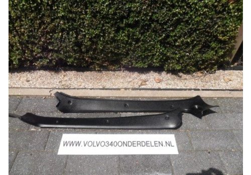 Zijpaneel achter voorgordel zwart L / R Volvo 343 