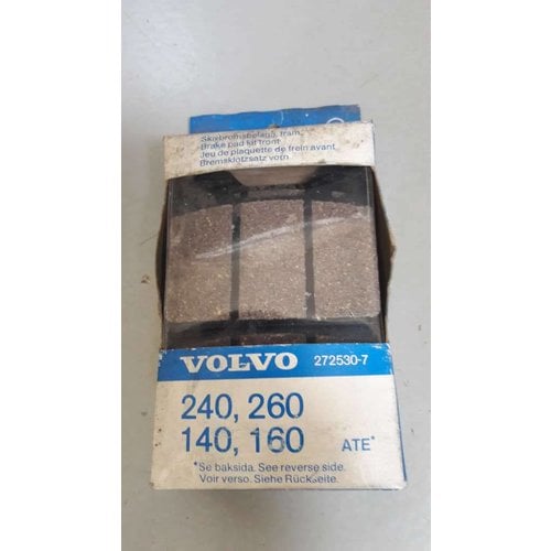 Brake pad set front disc brake 272530-7 NEW Volvo 240, 260 