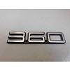 Volvo 360 Emblem '360' to CH.120999 3205172 uses Volvo 360