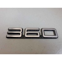 Emblem '360' to CH.120999 3205172 uses Volvo 360