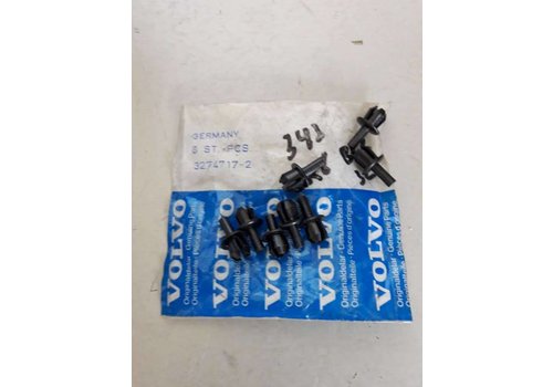 Clip plug at front bumper 3274717-2 NEW Volvo 343 