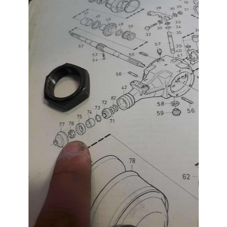 Moer CVT transmissie primair uitgaande as 3290220-7 gebruikt Volvo 343, 345, 340