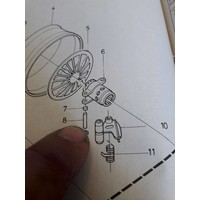 Pin stift as primaire CVT transmissie 3293555-3 NIEUW Volvo 340