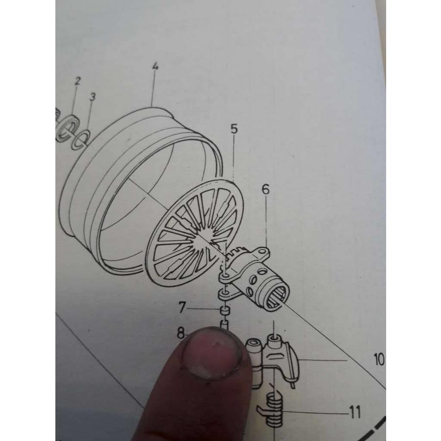 Naaldlagerbus primaire CVT transmissie 3293558-7 NIEUW Volvo 340