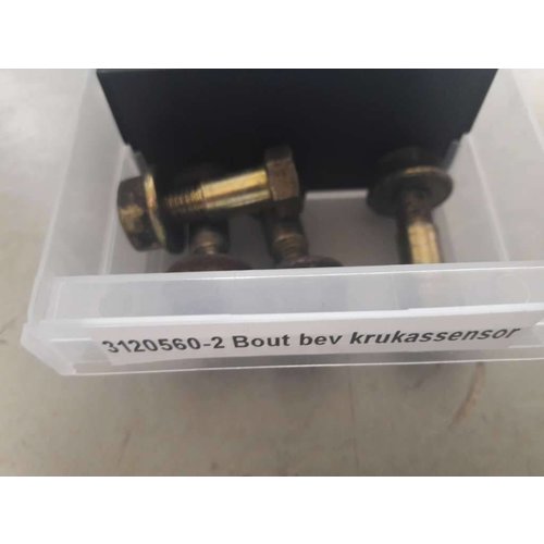 Fastening bolt with nut for BDP crankshaft sensor 3120560 used Volvo 340, 360 
