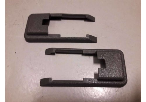 Upholstery seat rail fastening cover black 6848509 used Volvo 960 