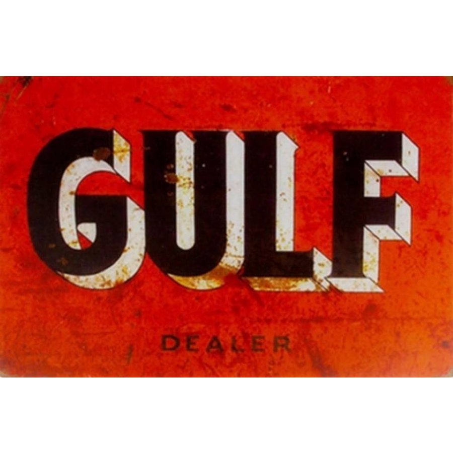 Metal logo facade board Gulf Dealer