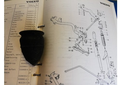 Shock absorber at front suspension 3100928-5 NOS DAF 66, Volvo 66 