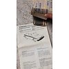 Striping kit left and right side grey/metalic 284515-4 NOS Volvo 343, 345