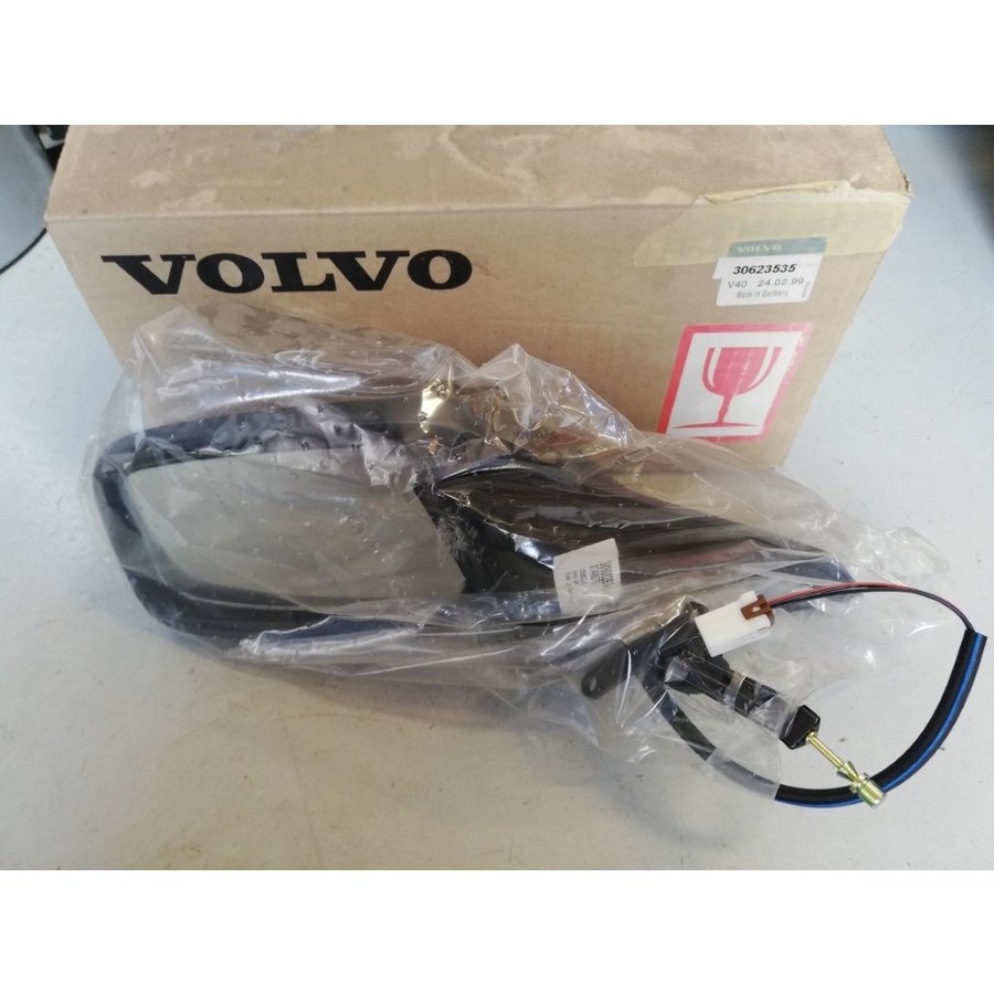 Outside mirror, rearview mirror heated 30623535 NOS Volvo S40, V40