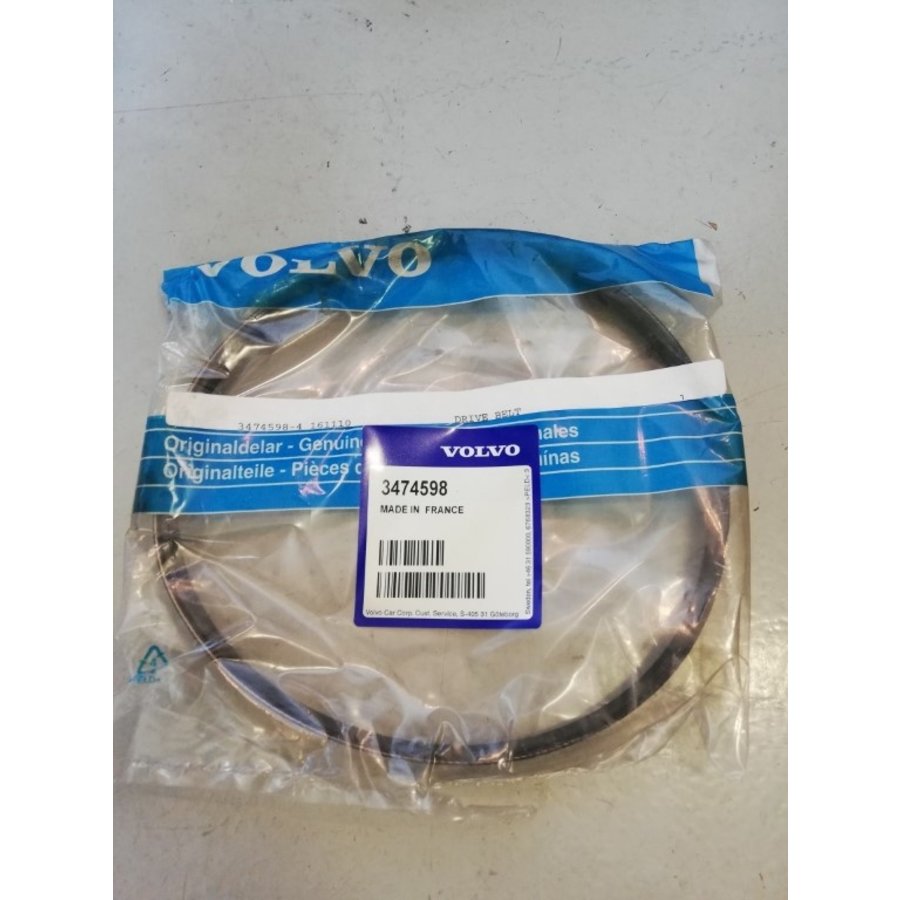 V-snaar multiriem 3474598 NOS Volvo 440, 460, 480