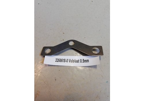 Vulplaatje 0,5mm drukgroep koppeling B14 motor CVT variomatic 3268618-0 Volvo 343, 345, 340 