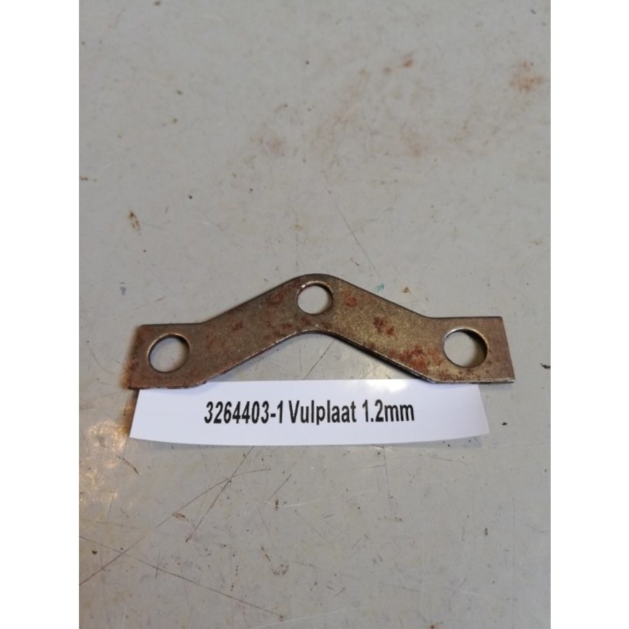 Filler plate 1.2mm pressure group coupling B14 engine CVT variomatic 3264403-1 Volvo 343, 345, 340