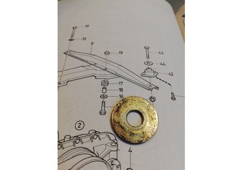 Ring montage ophanging CVT transmissie 960141-0 gebruikt Volvo 343, 345, 340 