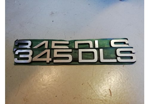 Lettering emblem on the rear of the boot '345DLS' 3282446-8 NOS Volvo 345 