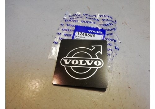 Logo plate emblem sticker 7 x 7cm grille 1246566 NEW Volvo 240, 260 