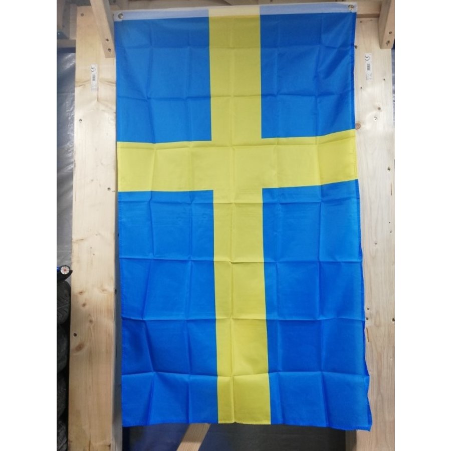 Vlag Zweeds 90 x 150cm gadget Volvo