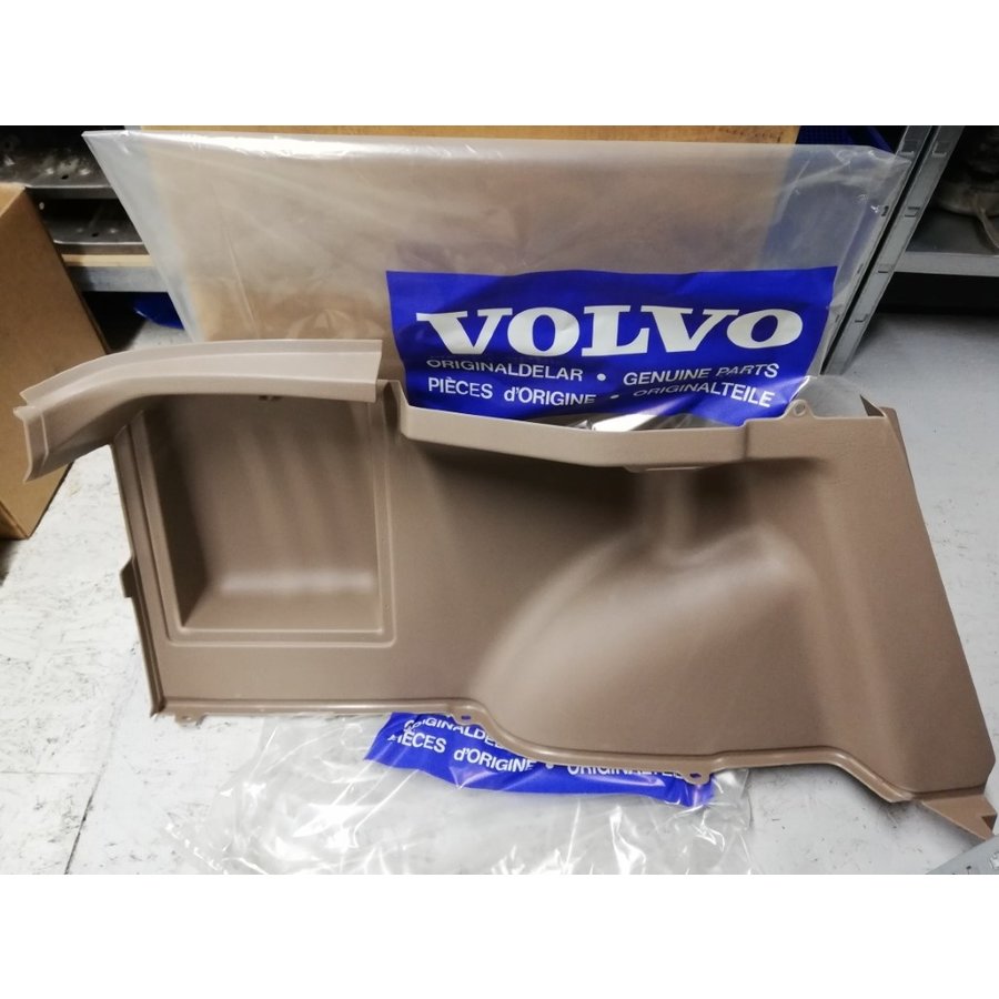 Interieurpaneel kofferbakruimte RH beige/creme kleur 3418428 NOS Volvo 440, 460