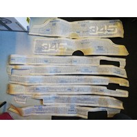 Striping kit zwart 284634 NOS Volvo 343, 345, 340, 360