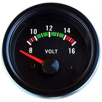 Voltmeter voor instrumentenpaneel NIEUW Universeel Volvo 66, 100, 200, 300, 700 en 900 series