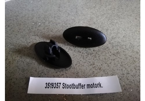 Stootbuffer clip motorkap 3519357 NOS Volvo 740, 760, 850, 940, 960, S90, V90 