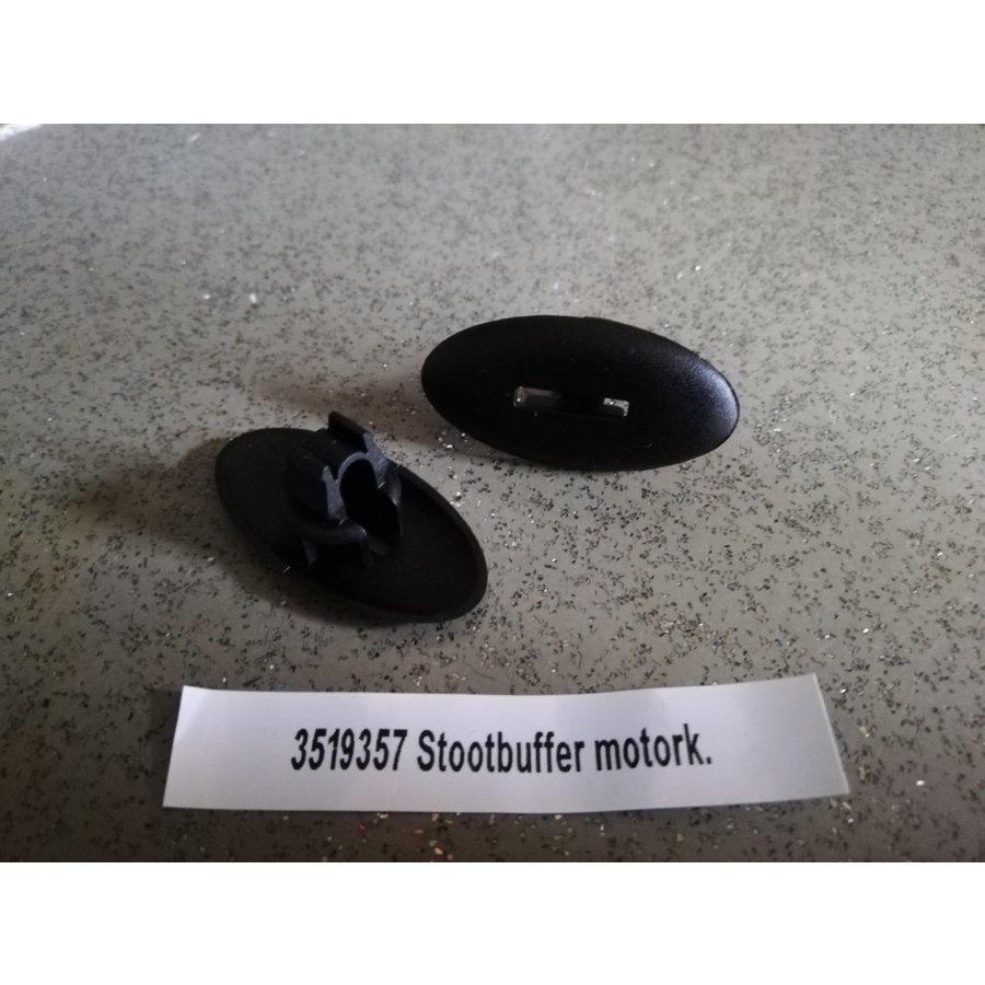 Stootbuffer clip motorkap 3519357 NOS Volvo 740, 760, 850, 940, 960, S90, V90