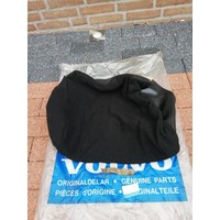 Bekleding zitting stoel zwart stof met leren zijkant 3278232 NOS Volvo 340, 360