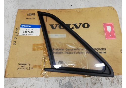 Rear side window LH 3467450 NOS Volvo 440, 460 