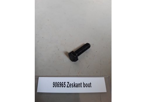 Screw bolt without collar Hexagon M6 hexagon 986965 NOS Volvo 240, 260, 740, 760, 780, 940, 960, S90, V90 