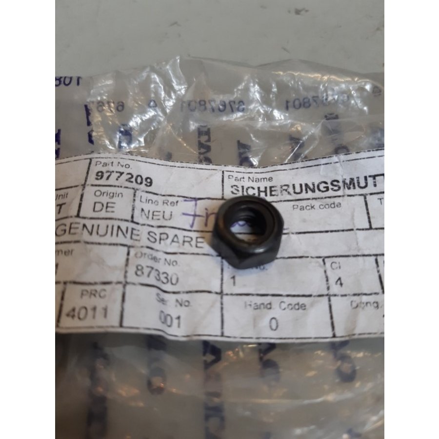 Locknut 977209 M8 Turbo 740, 760, 850, 940, 960, C70, S40, S60, S70, S80, S / V90, V40, V70, V70N, XC70, XC70N, XC90