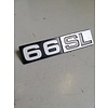 Embleem kofferdeksel "66 SL" 3100989 NOS Volvo 66