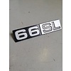 Volvo 66 Trunk lid emblem "66 SL" 3100989 NOS Volvo 66