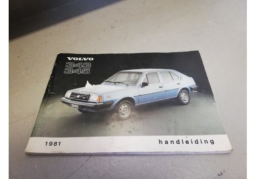 Handleiding 1981 Volvo 343, 345 