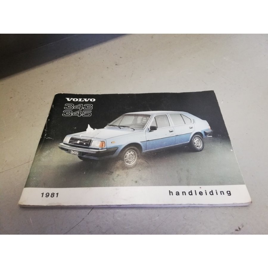 Handleiding 1981 Volvo 343, 345