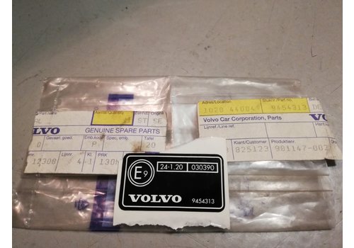 Decal, information 9454313 NOS Volvo C70, S70, V70, V70XC 