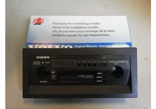 Radiopaneel frontpaneel CR-407 1343210 NOS Volvo 440, 460, 480 