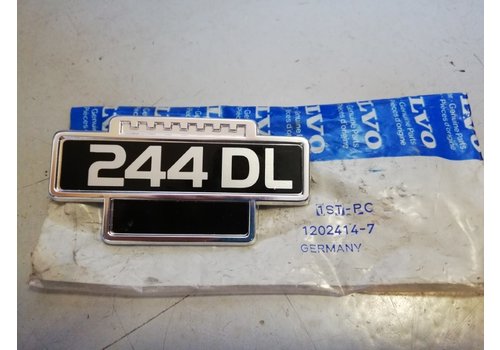 Embleem "244DL" 1202414 NOS Volvo 240, 244 