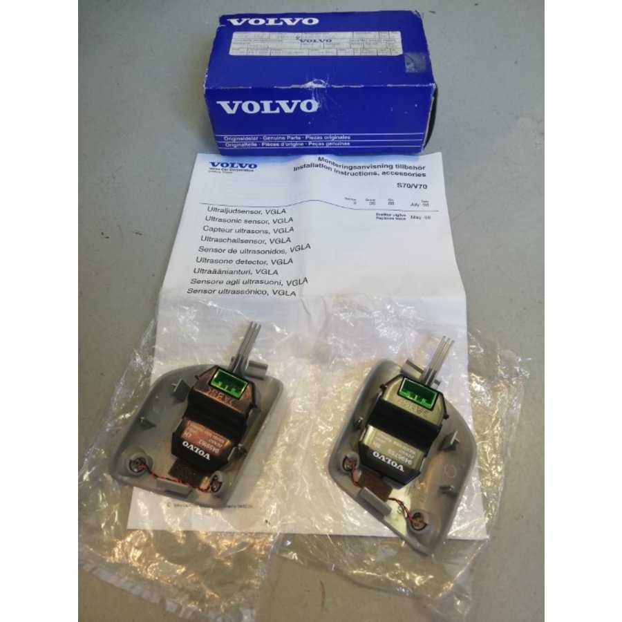 Ultrasonic parking sensor kit 9496794 NOS Volvo C70, S70, V70, V70XC series