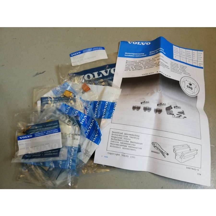 Installation kit electrical accessories 3344853 NOS Volvo 440, 460, 480 series