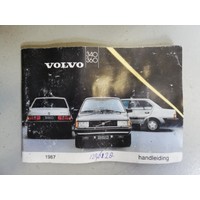 Handleiding 1987 Volvo 340, 360