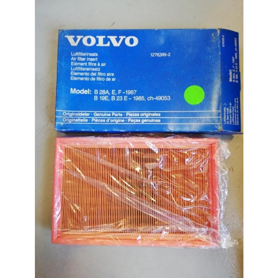 Air filter B23E engine 1276389 NOS Volvo 740, 760, 780