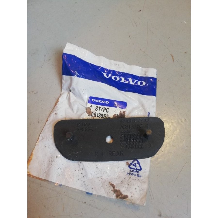 Zogenaamd Kaal afwijzing Rubber voet dakdrager 30813551/30813552 NOS Volvo S40, V40 -  Volvo340onderdelen.nl