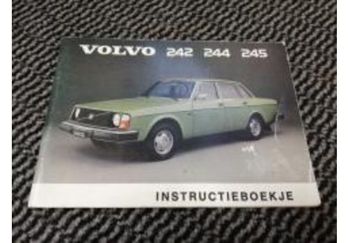 Manual, instruction booklet Volvo 242, 244, 245 around 1974-1979 