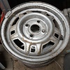 Wiel origineel Volvo, stalen velg oude type 3293804 vanaf 1980 gebruikt Volvo 340, 360