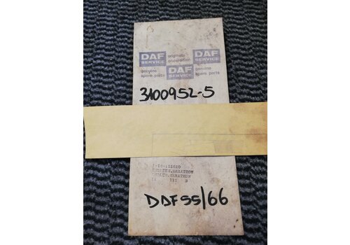 Sticker, embleem "Marathon" zwart 3100952 NOS DAF 55, 66 