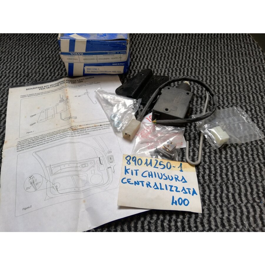 Central door locking kit, door lock 89011250-1 NOS Volvo 440, 460, 480